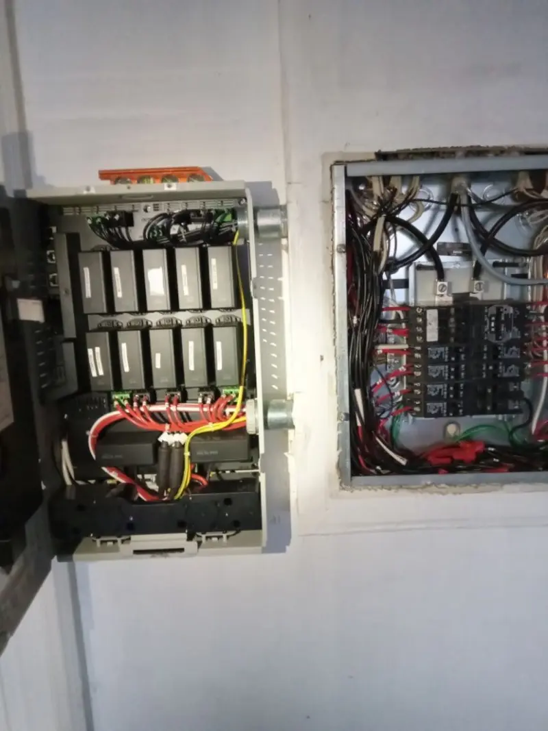 Electrical panel upgrade completed for Commercial Electrician Services in Tea